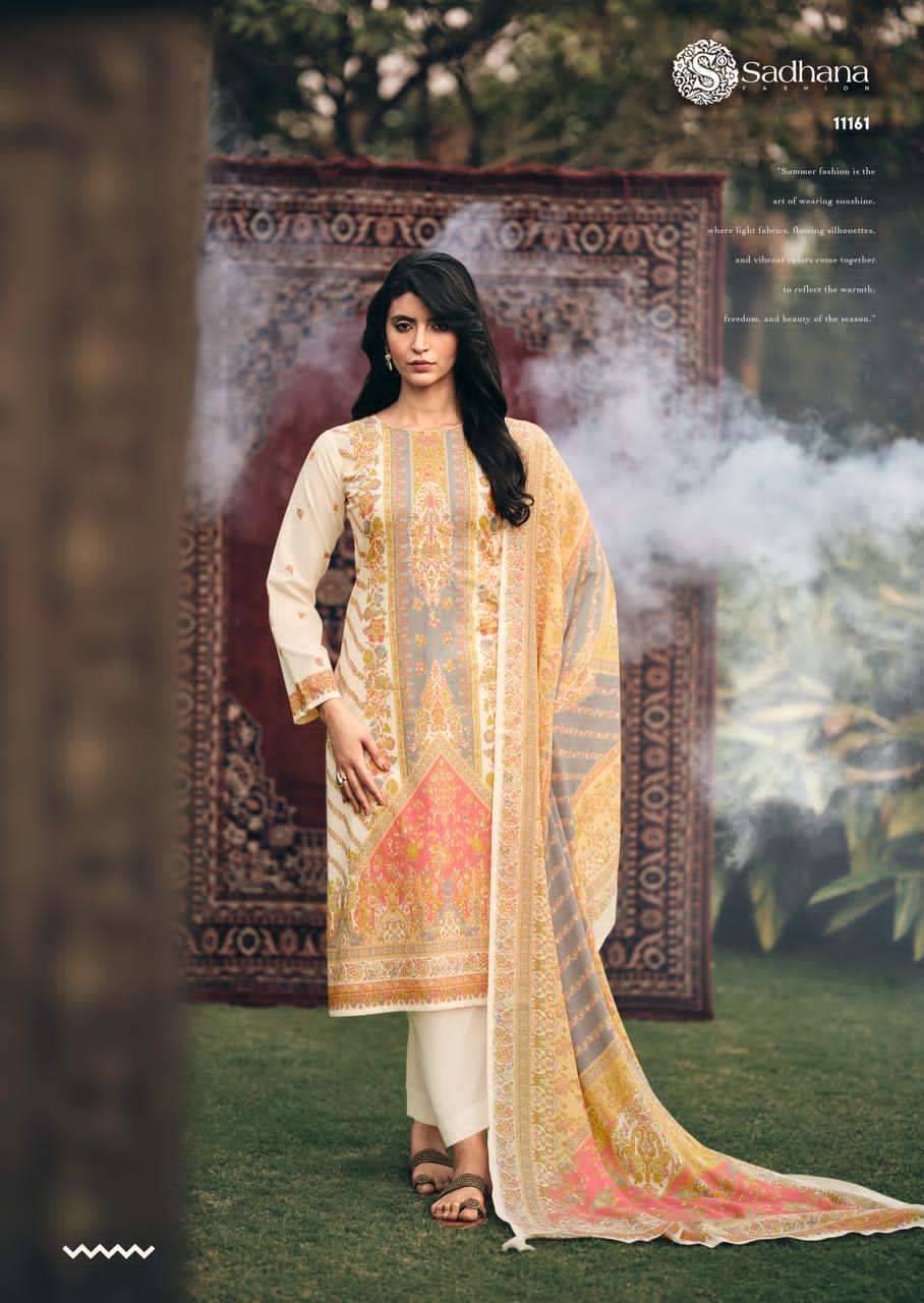 YASS By SADHANA FASHION 11161 To 11166 Series Stylish Beautiful Colourful PURE COTTON Dresses At Wholesale Price